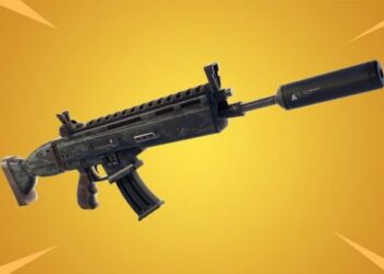 Rifle silenciado tipo SCAR en Fortnite