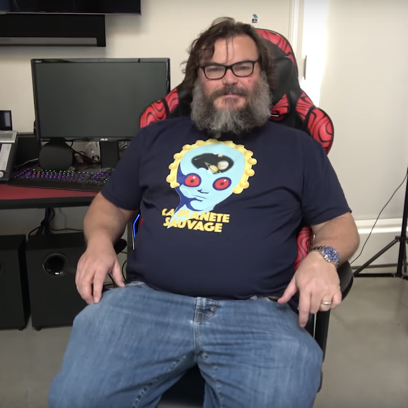 Jack Black finalmente juega un juego en YouTube