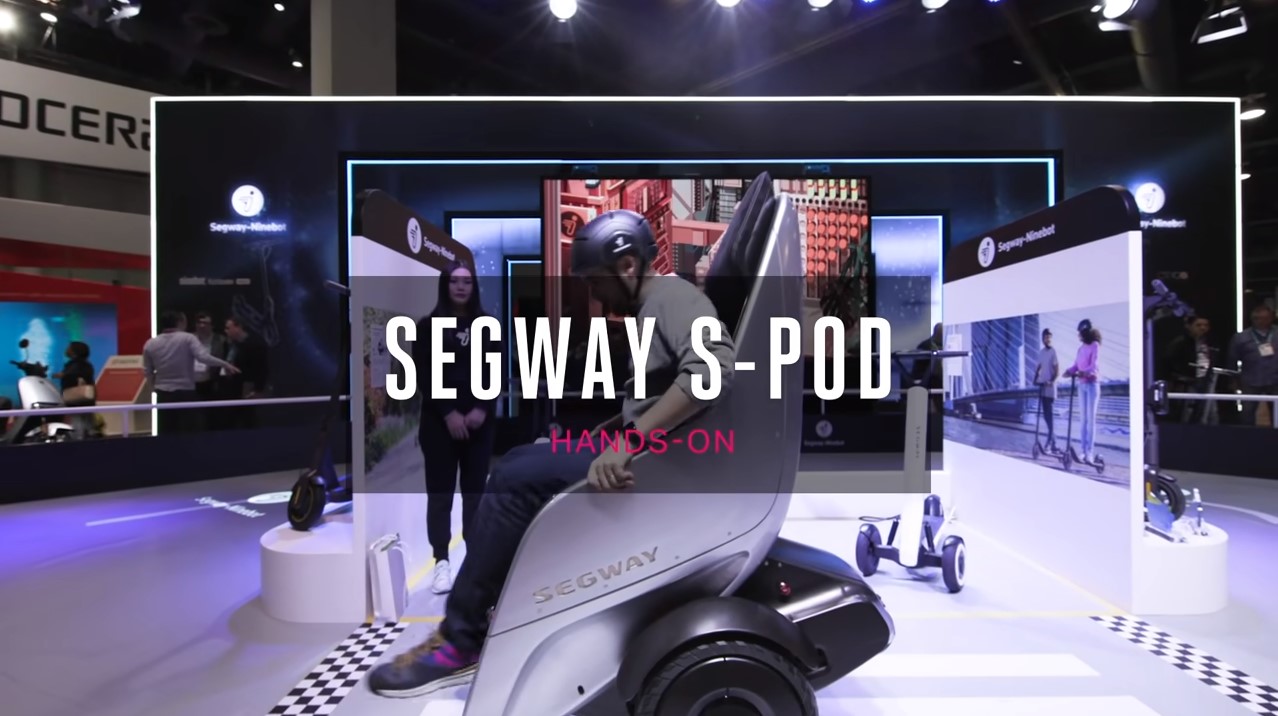 El S-Pod nuevo vehículo de Segway