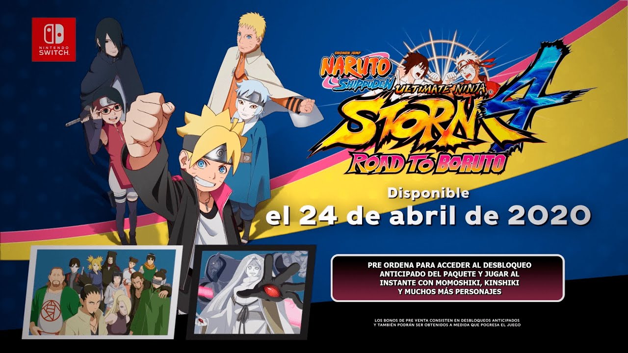 Precompra Naruto Shippuden: Ultimate Ninja Storm 4 Road To Boruto y desbloquea personajes