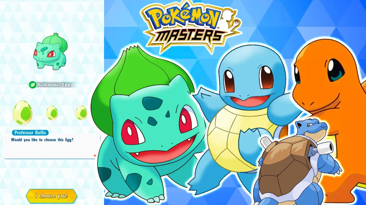 Pokémon Masters: Ya puedes jugar con los famosos 3 iniciales pokémons