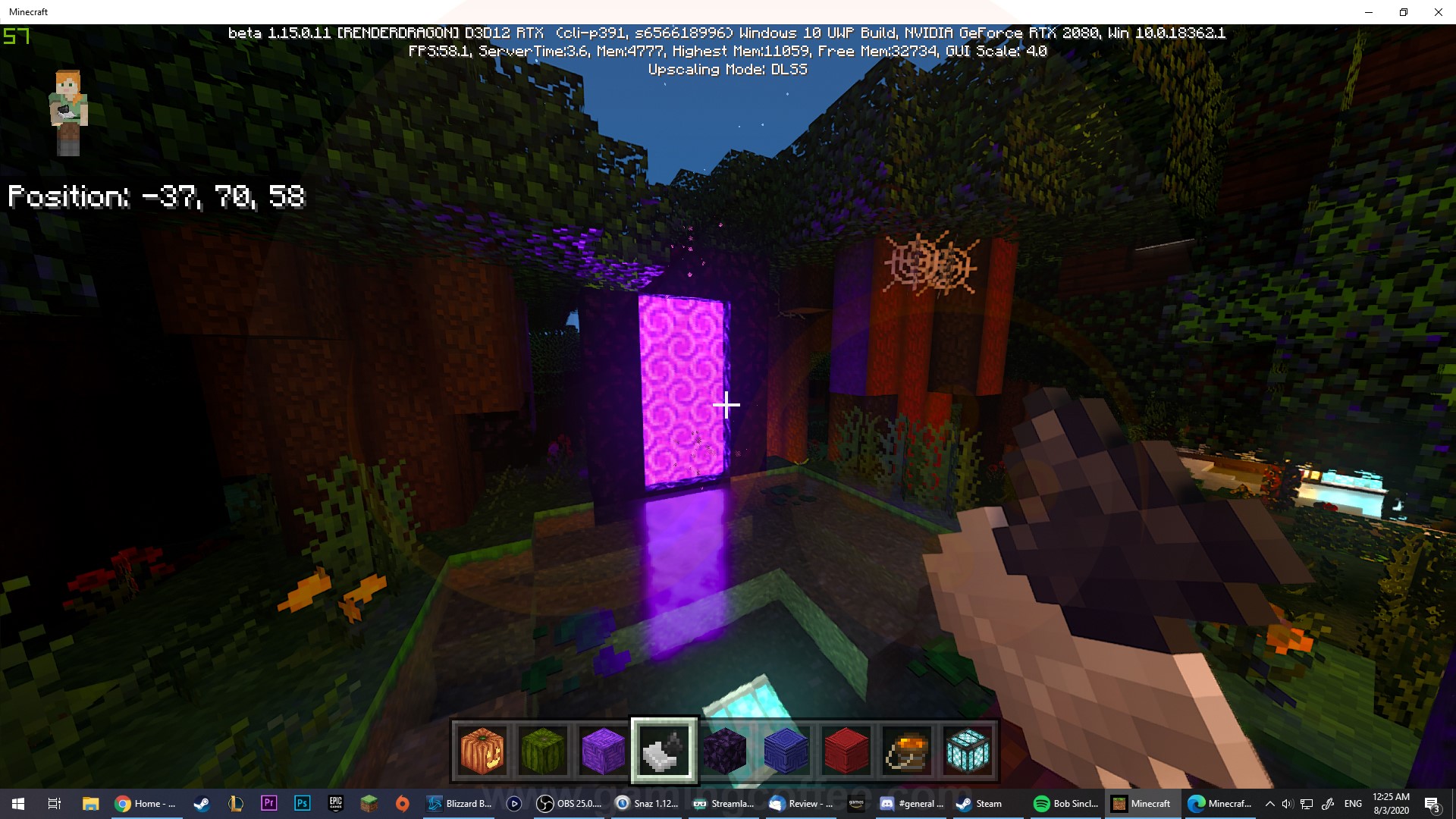 Rtx on sale 2080 minecraft