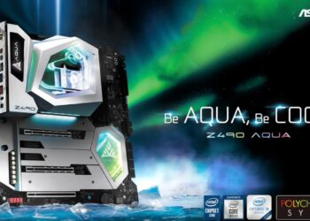 ASRock presentó la motherboard de edición limitada Z490 AQUA