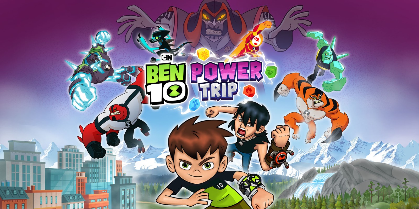 Es momento de ser el héroe en Ben 10: Power Trip