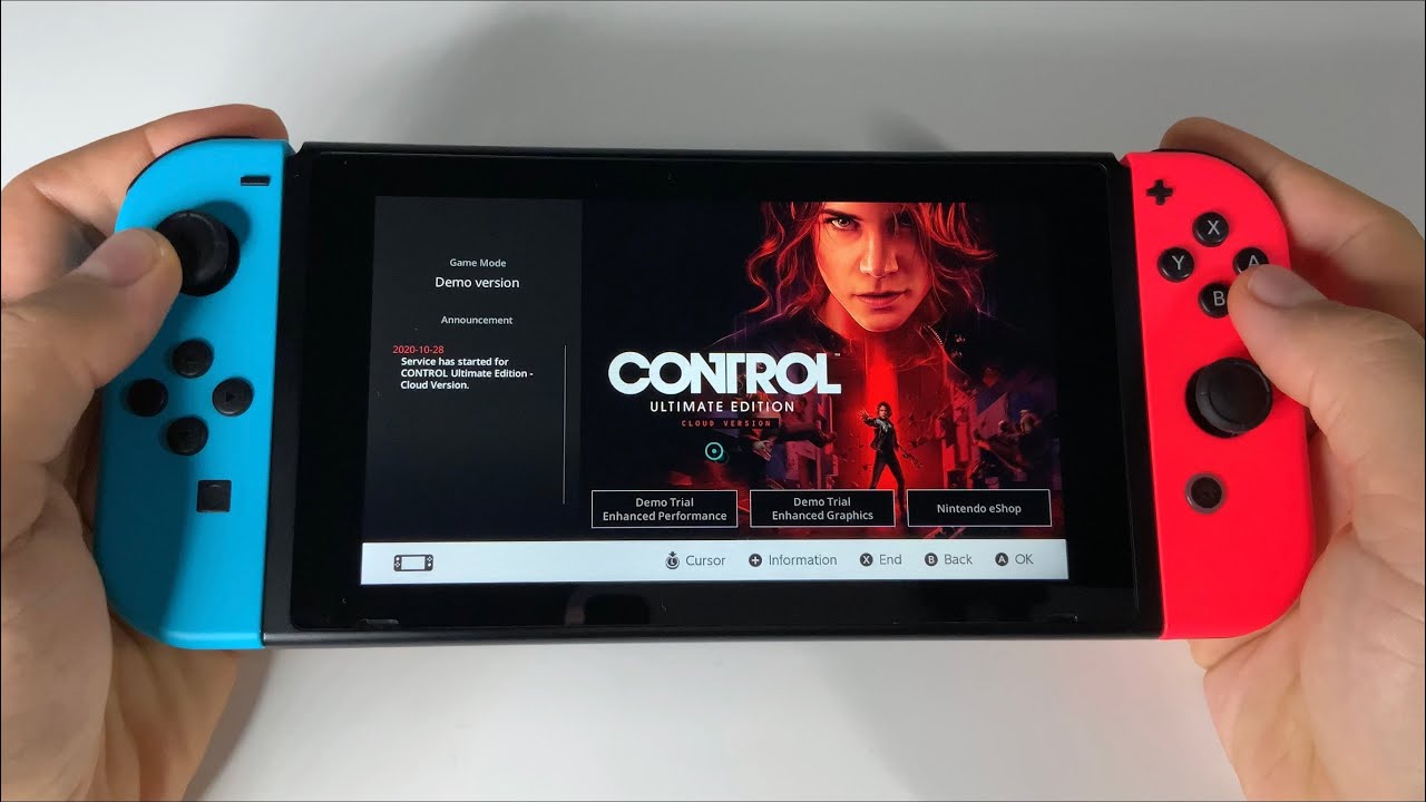 Nintendo control. Control Ultimate Edition Nintendo Switch. Control Ultimate Edition cloud Version Nintendo Switch. Nintendo Switch управление. Портативные приставки облачный гейминг.