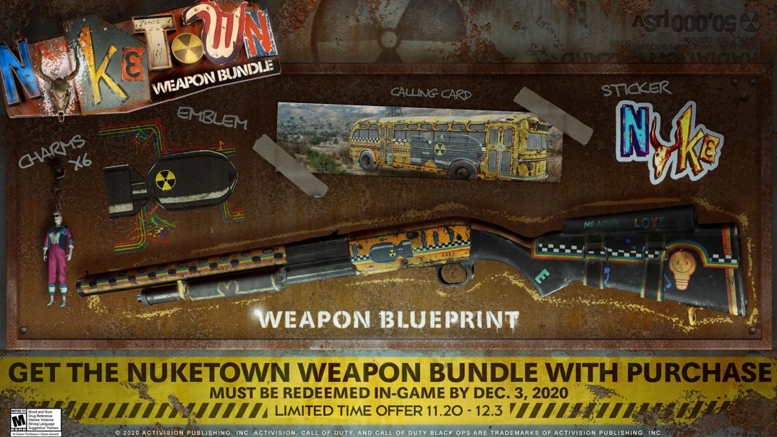 Obtén el Paquete de Armas de Nuketown gratis en COD: Black Ops Cold War
