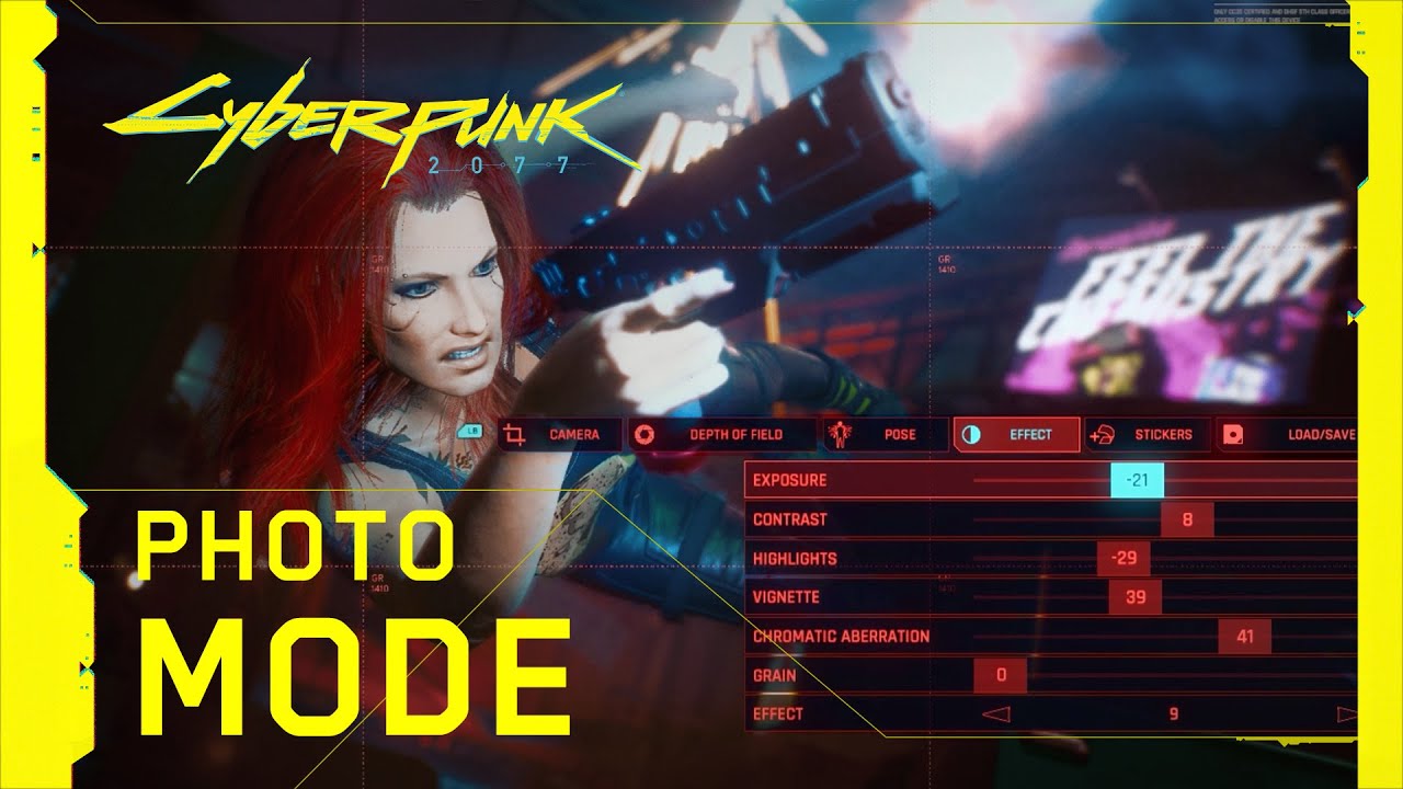 El nuevo tráiler de Cyberpunk 2077 muestra su modo foto