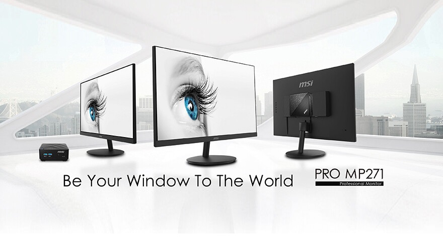 MSI lanza sus monitores profesionales de la serie PRO MP271