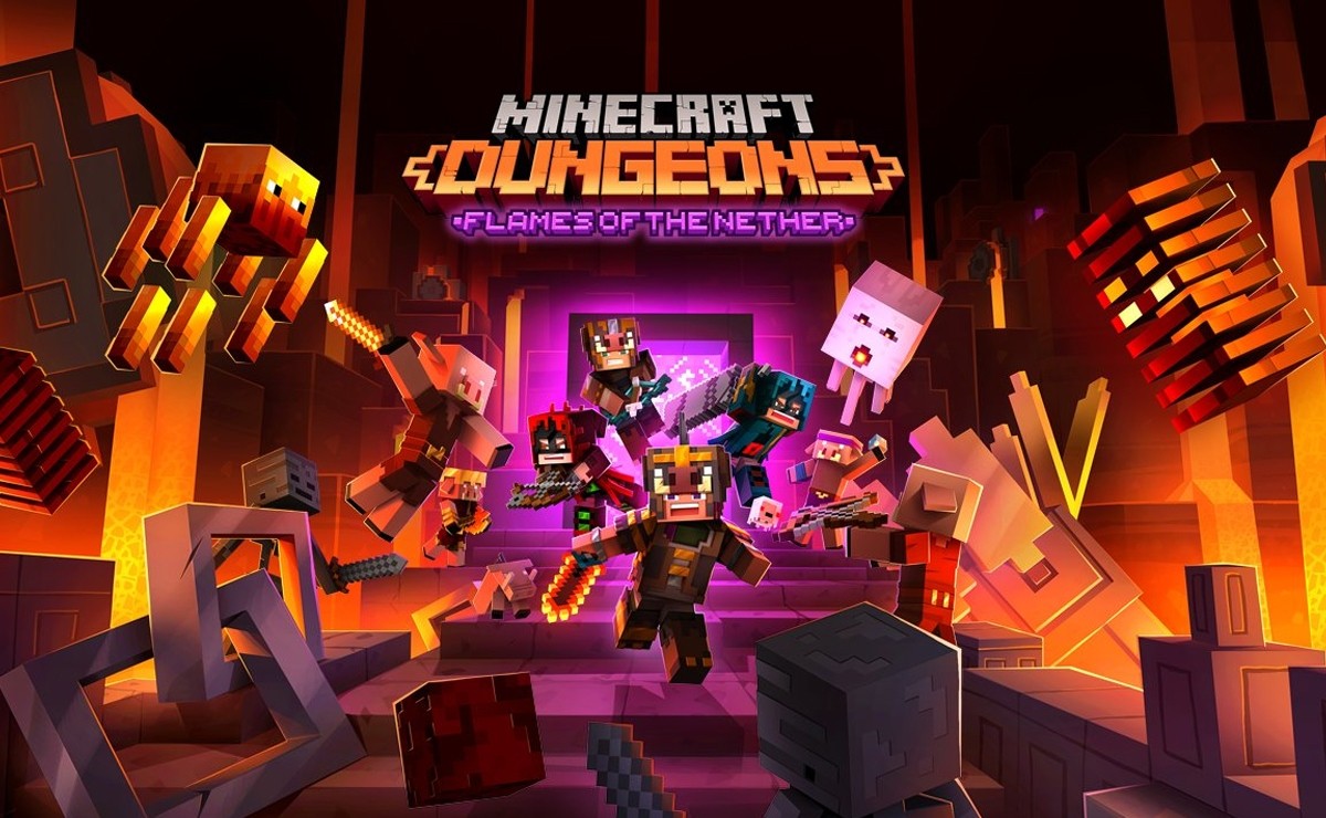 «Flames of the Nether» la mayor actualización para Minecraft Dungeons ya está disponible