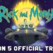 Nuevo trailer de lanzamiento de la 5ta temporada de Rick and Morty