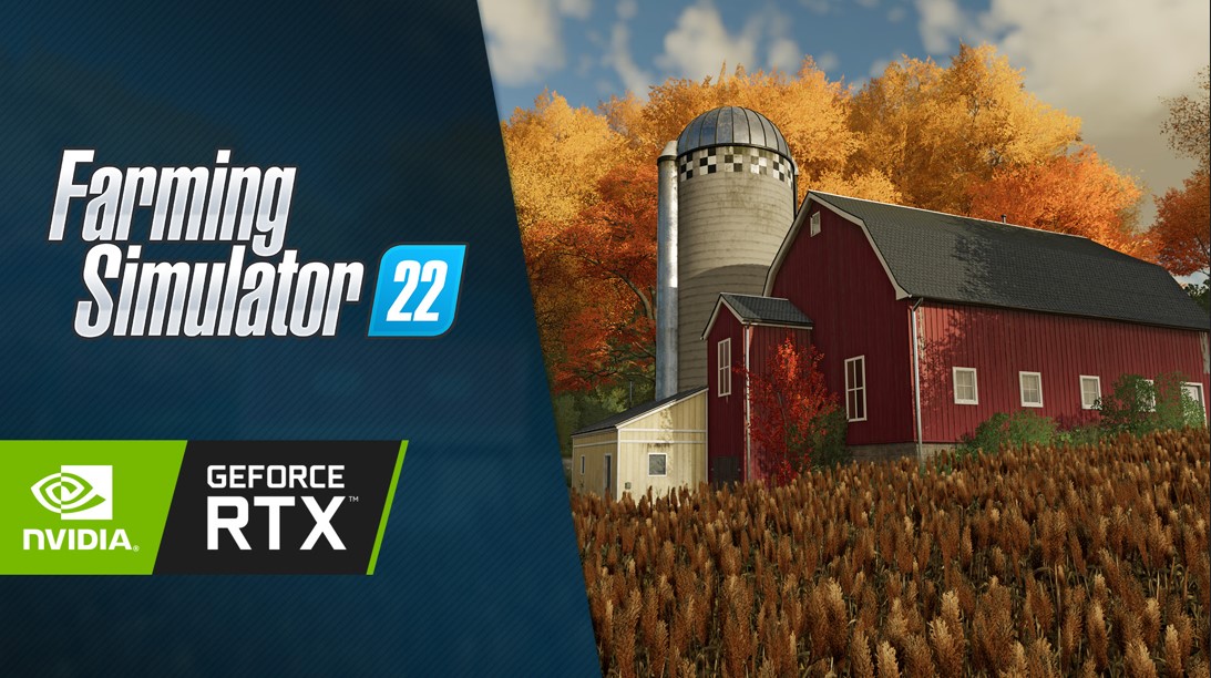 Farming Simulator 22 aumenta su rendimiento con Nvidia DLAA y DLSS