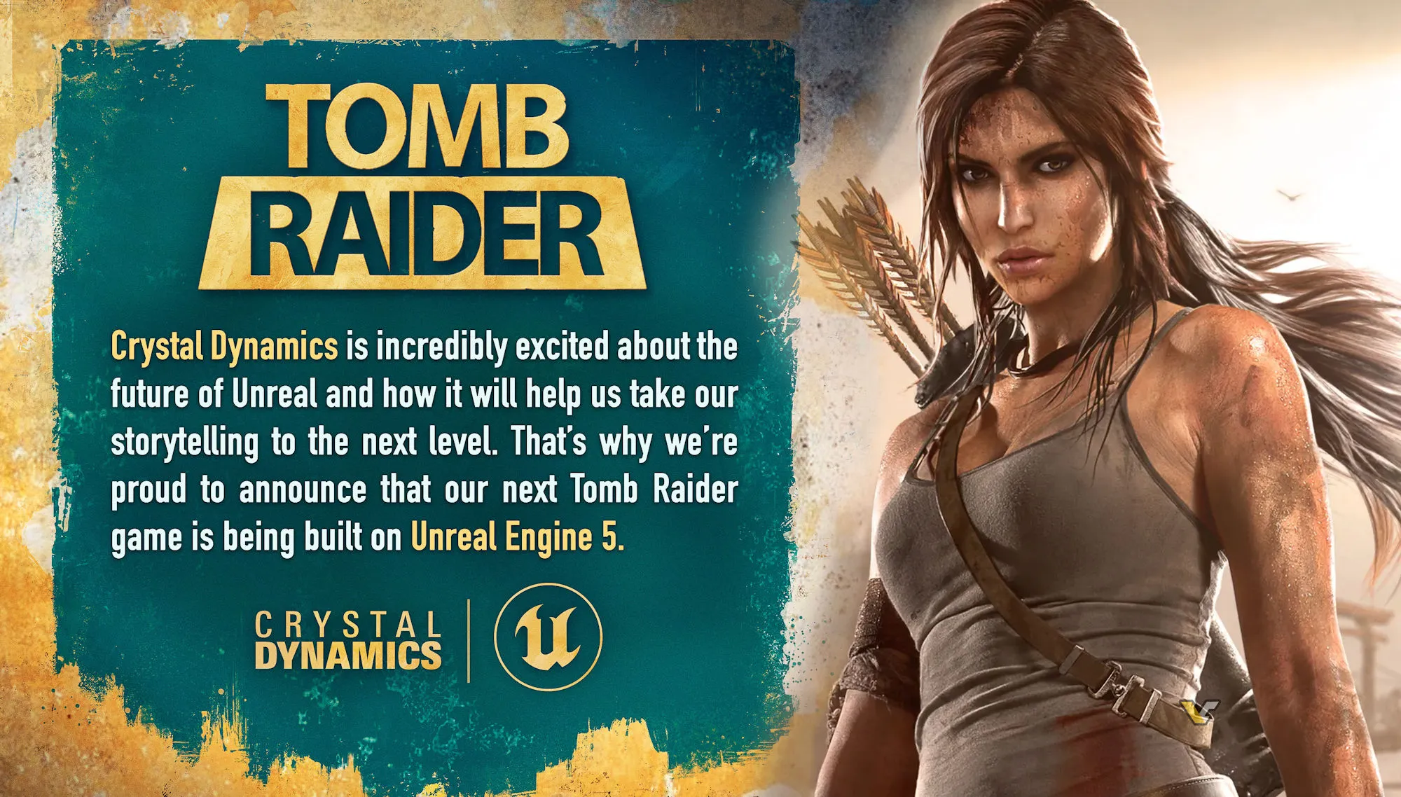 El nuevo título de Tomb Raider está en desarrollo en Unreal Engine 5