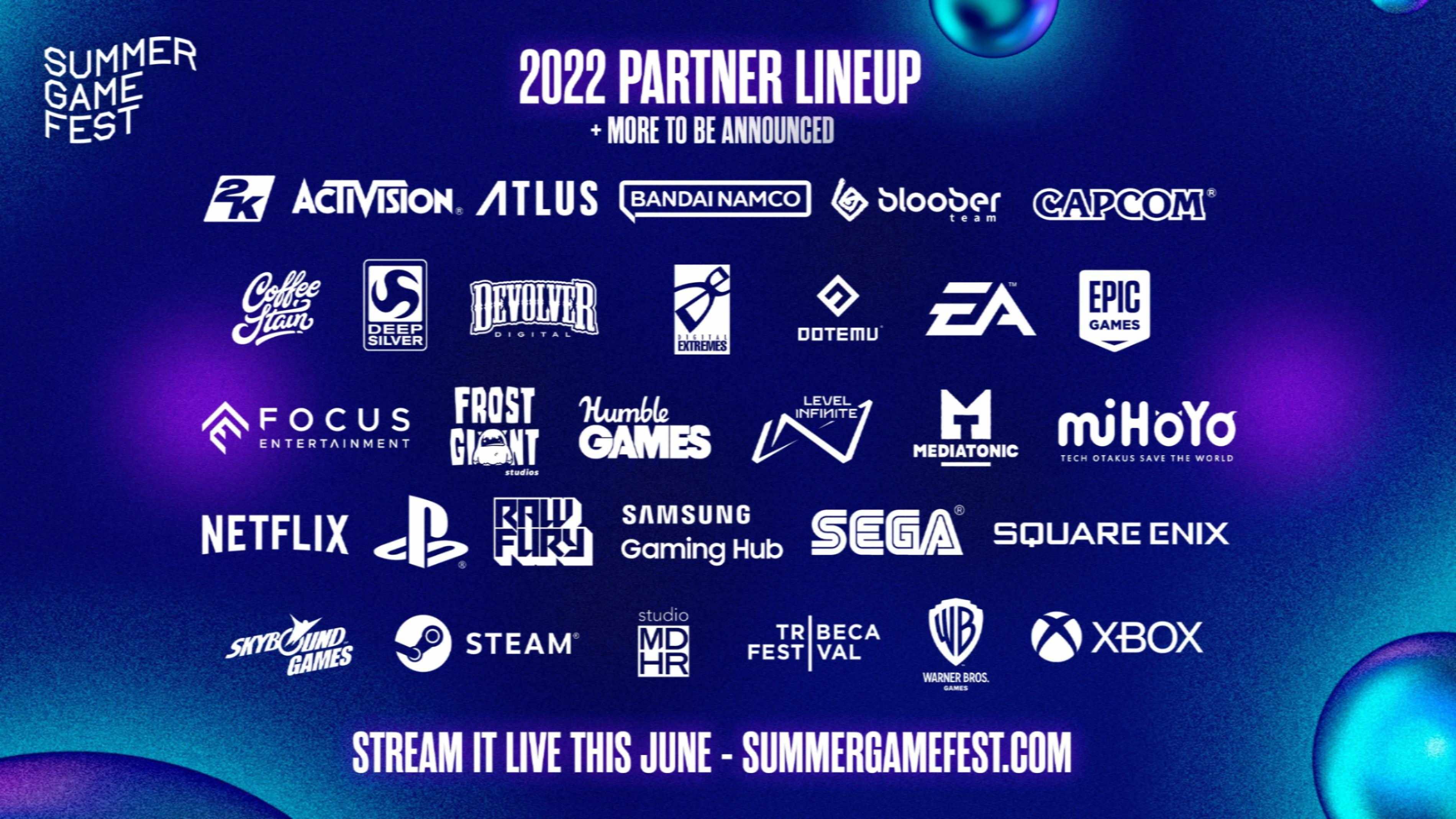 Summer Game Fest 2022 LINEUP