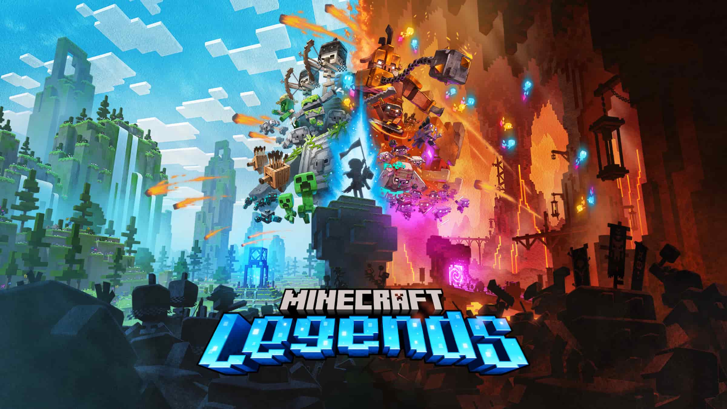 Minecraft Legends reveló un nuevo gameplay