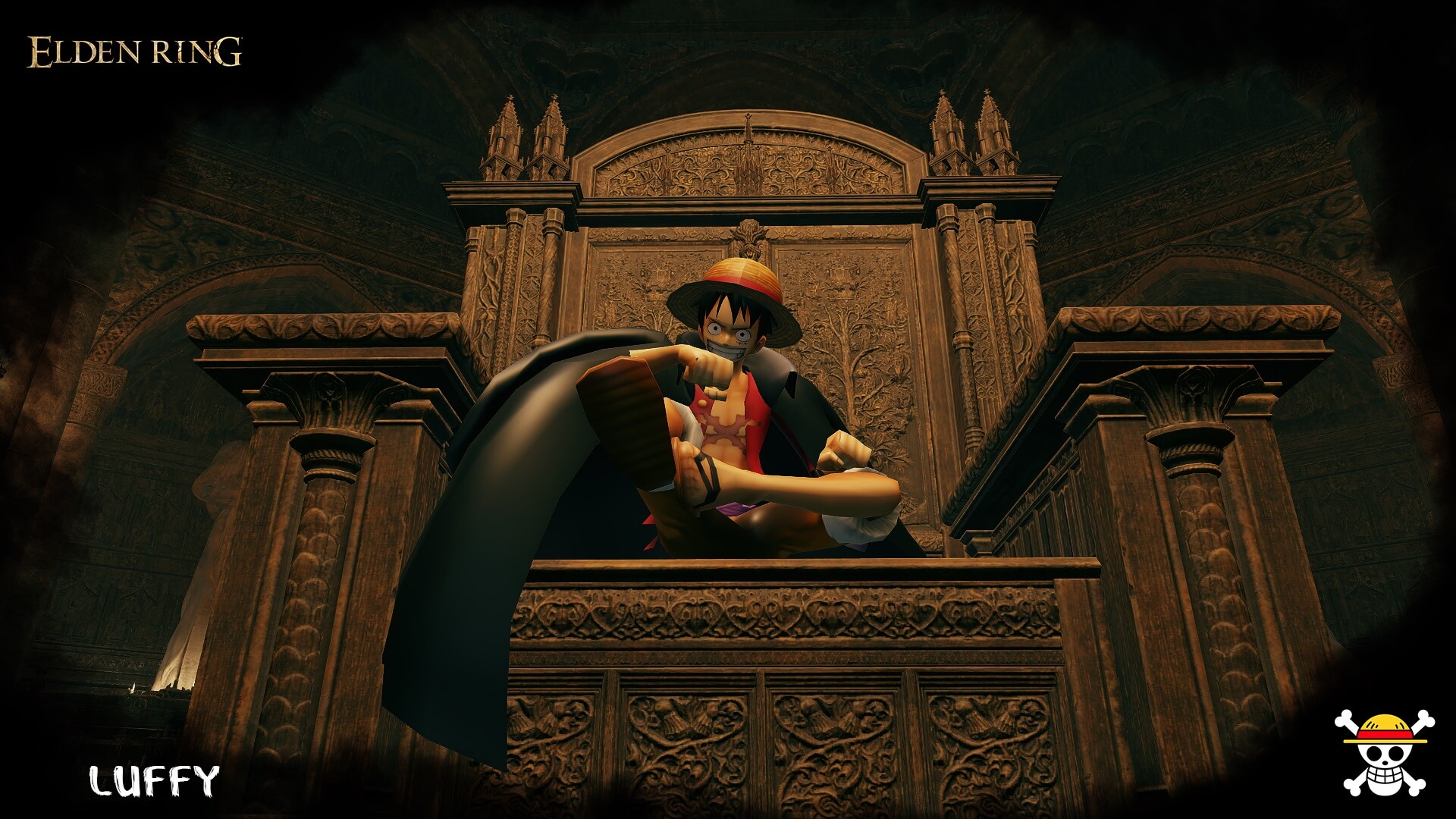 Elden Ring se encuentra con One Piece con este paquete de mods