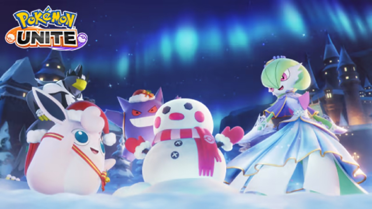 Bolazos de nieve en Ciudad Álgida, en Pokémon Unite