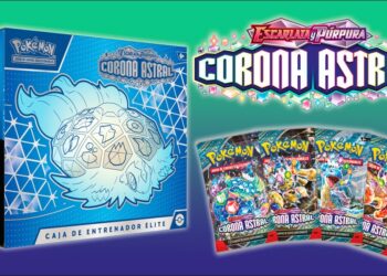 Escarlata y Púrpura – Corona Astral es la nueva expansión del juego de cartas coleccionables Pókemon