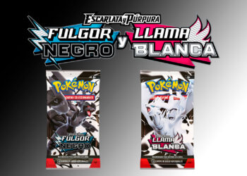 Ya está disponible la doble expansión de Pokémon TCG Escarlata y Púrpura – Fulgor Negro y Llama Blanca