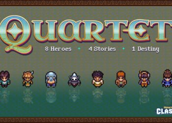 Quartet, el JRPG de estilo retro, ya está disponible para PC