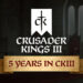 Crusader Kings III celebra su quinto aniversario