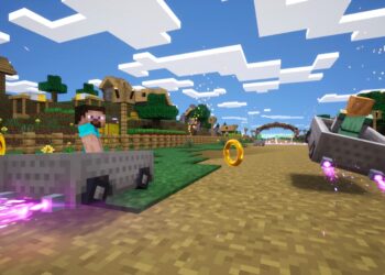 El Pack Minecraft ya disponible de manera oficial para Sonic Racing: CrossWorlds