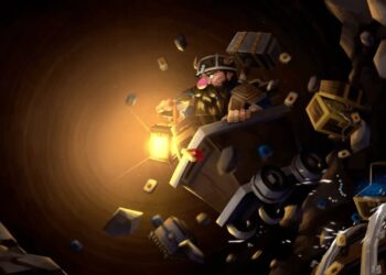 Excava con avidez y escapa con vida si puedes en Dwarf Delve.