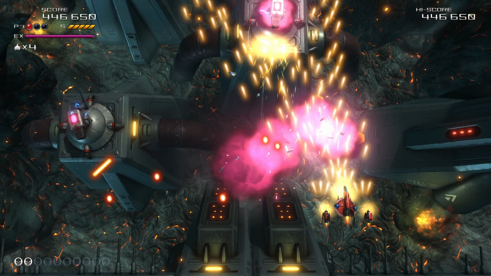 Truxton Extreme es una emocionante experiencia de disparos para jugadores principiantes y experimentados.