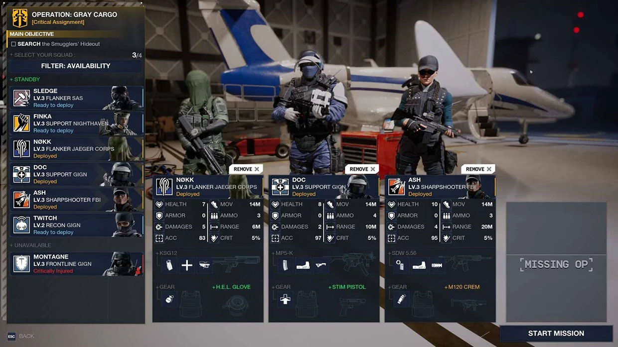 Rainbow Six Tactics, juego de una persona spin off